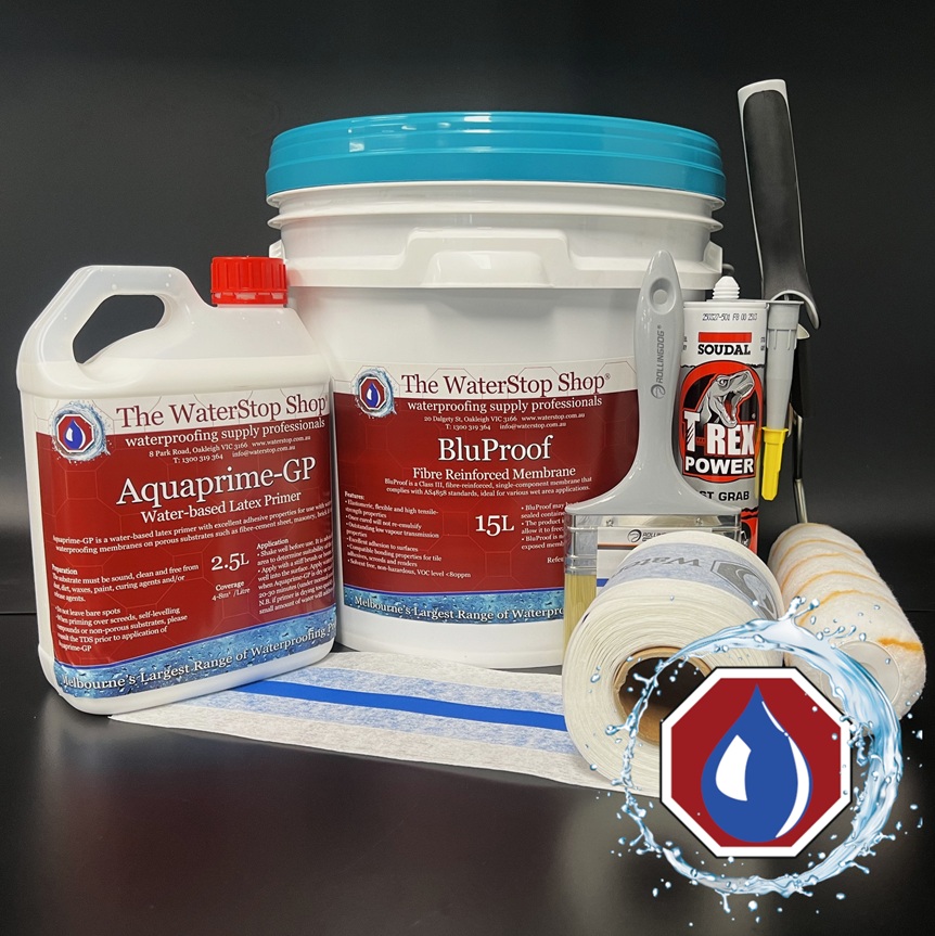 The WaterStop Shop Bathroom Waterproofing Kit
