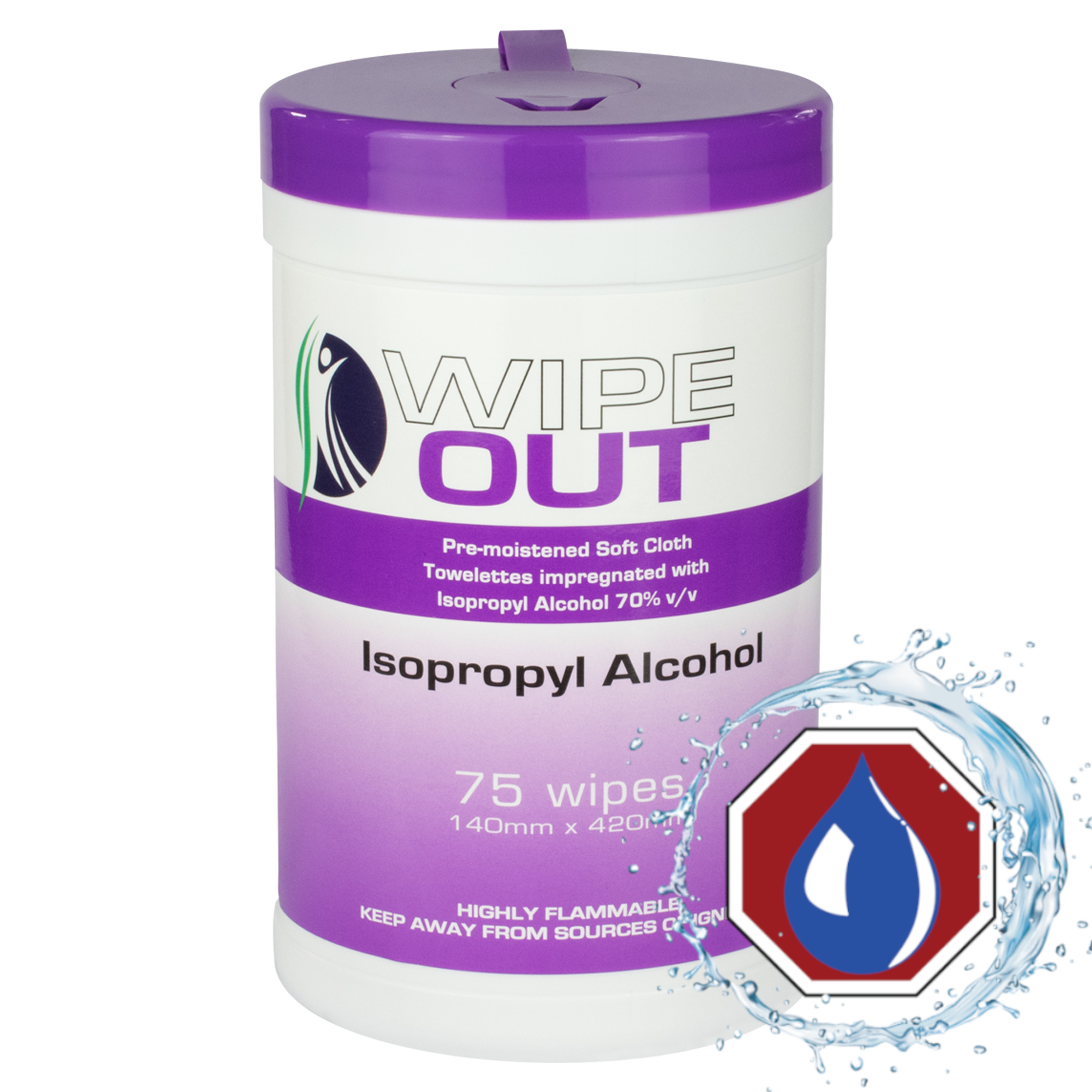 WIPE OUT Isopropyl Alcohol wipes